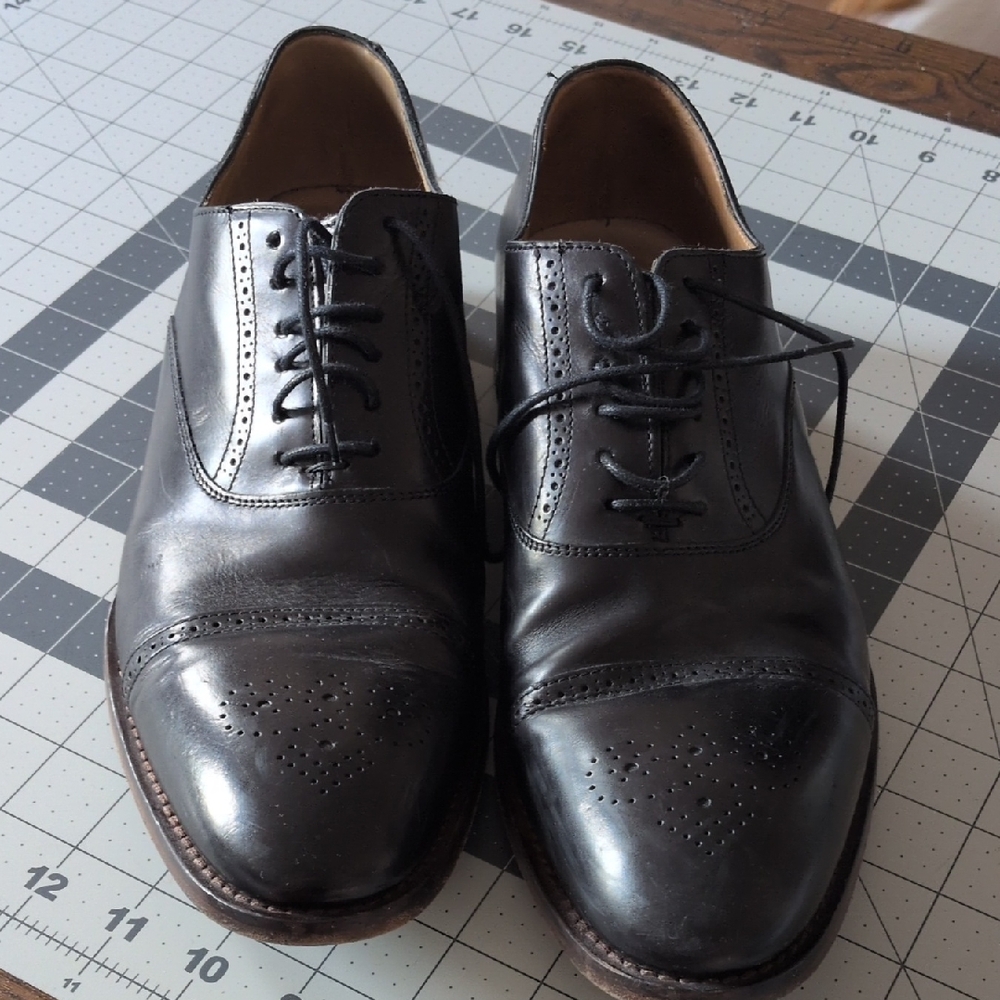 Paul Smith Black Leather Oxfords